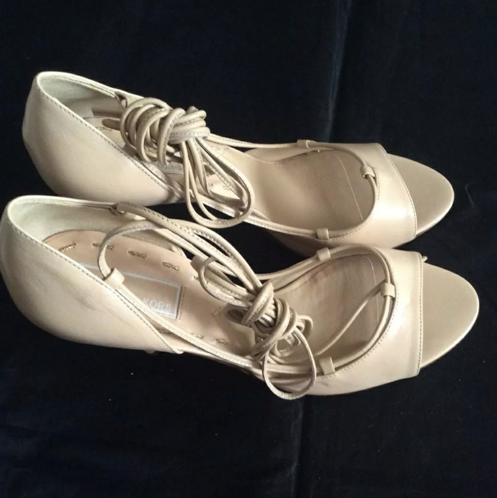 Michael Kors Lace Up High Heels